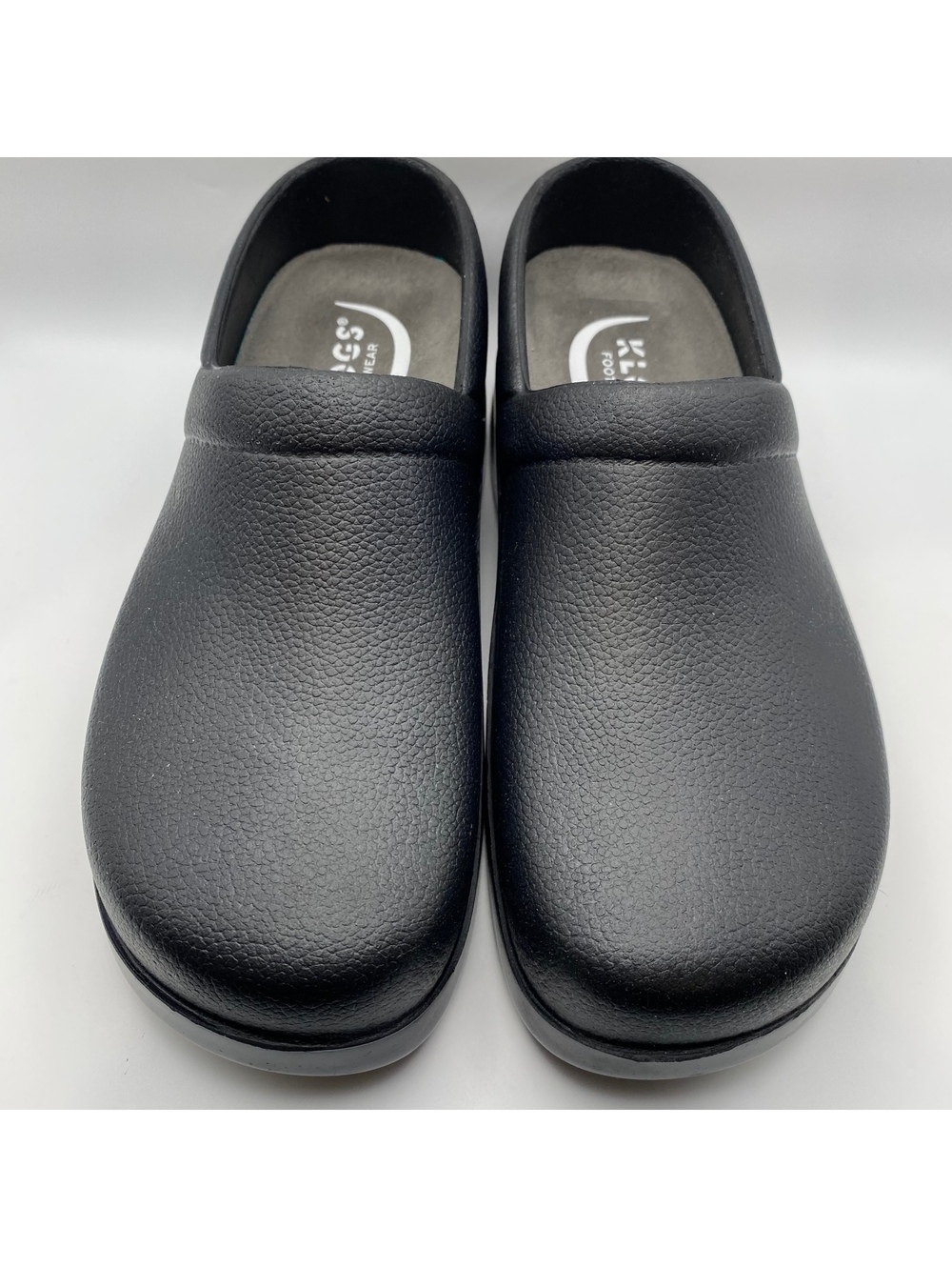 Klogs Footwear Black Wide Slip-On Clogs Size 7W